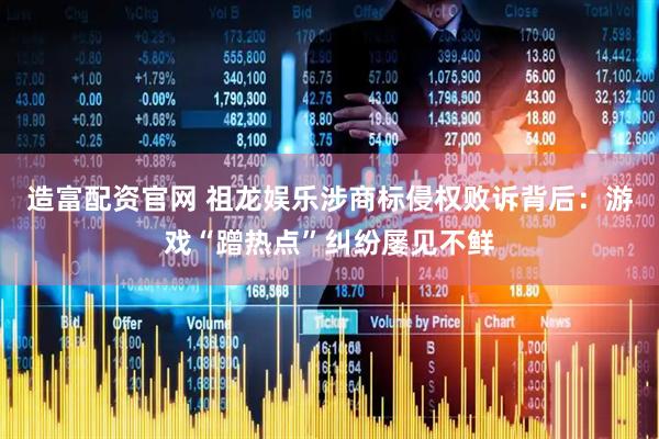 造富配资官网 祖龙娱乐涉商标侵权败诉背后：游戏“蹭热点”纠纷屡见不鲜